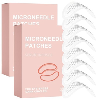 Anti-Wrinkle Micro Eye Patches - 12 Pairs for Puffiness & Hydration, Must-Have