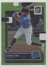 2022 Panini Donruss Optic Rated Rookie Lime Green Prizm Josh Lowe #55 06p8