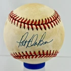 Pat Dobson Detroit Tigers Rawlings Signed Auto AL Baseball 1968 & 1970 WS Champ