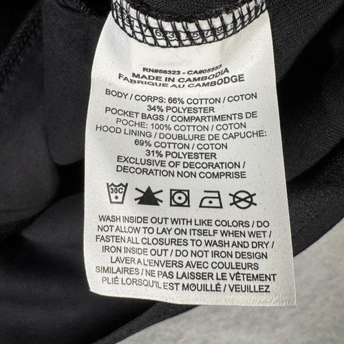 Nike Hoodie Mens Large Black Tech Fleece Full Zip Jacket CU4489-010 - Picture 5 of 10