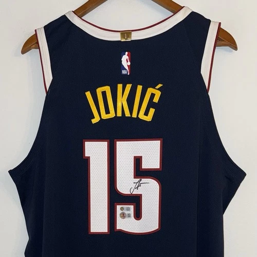 Nikola Jokic Signed Denver Nuggets Nike ADV NBA Authentic Jersey USASM (BAS LOA)