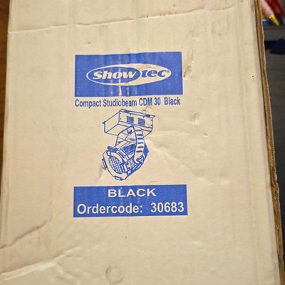 Showtec Compact Studiobeam CDM 30 Black Studiobeam, Herstellernr. 30683