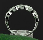 0.45 ct 14k Solid White Gold ladies Natural Diamond Ring Braided Style stylish  — photo 6