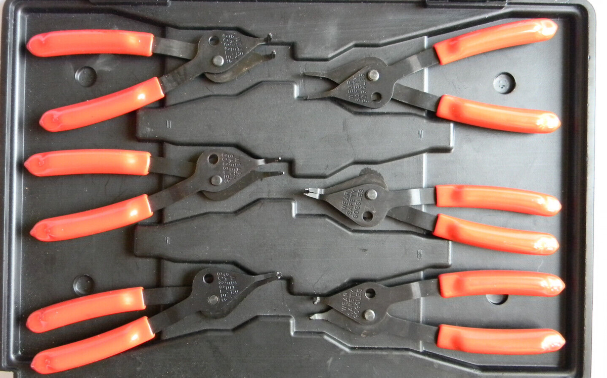 MATCO TOOLS 9PC COMBINATION INTERNAL/EXTERNAL SNAP RING PLIER SET