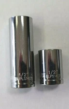 NEW 1/2" BLUE POINT BLPS1412 BLPLS1412 SAE 6 POINT 1/4" SOCKETS