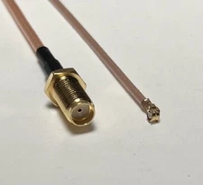 SMA Female to uFL/u.FL/IPX WiFi RF RG178 Coaxial Cable Pick Length USA