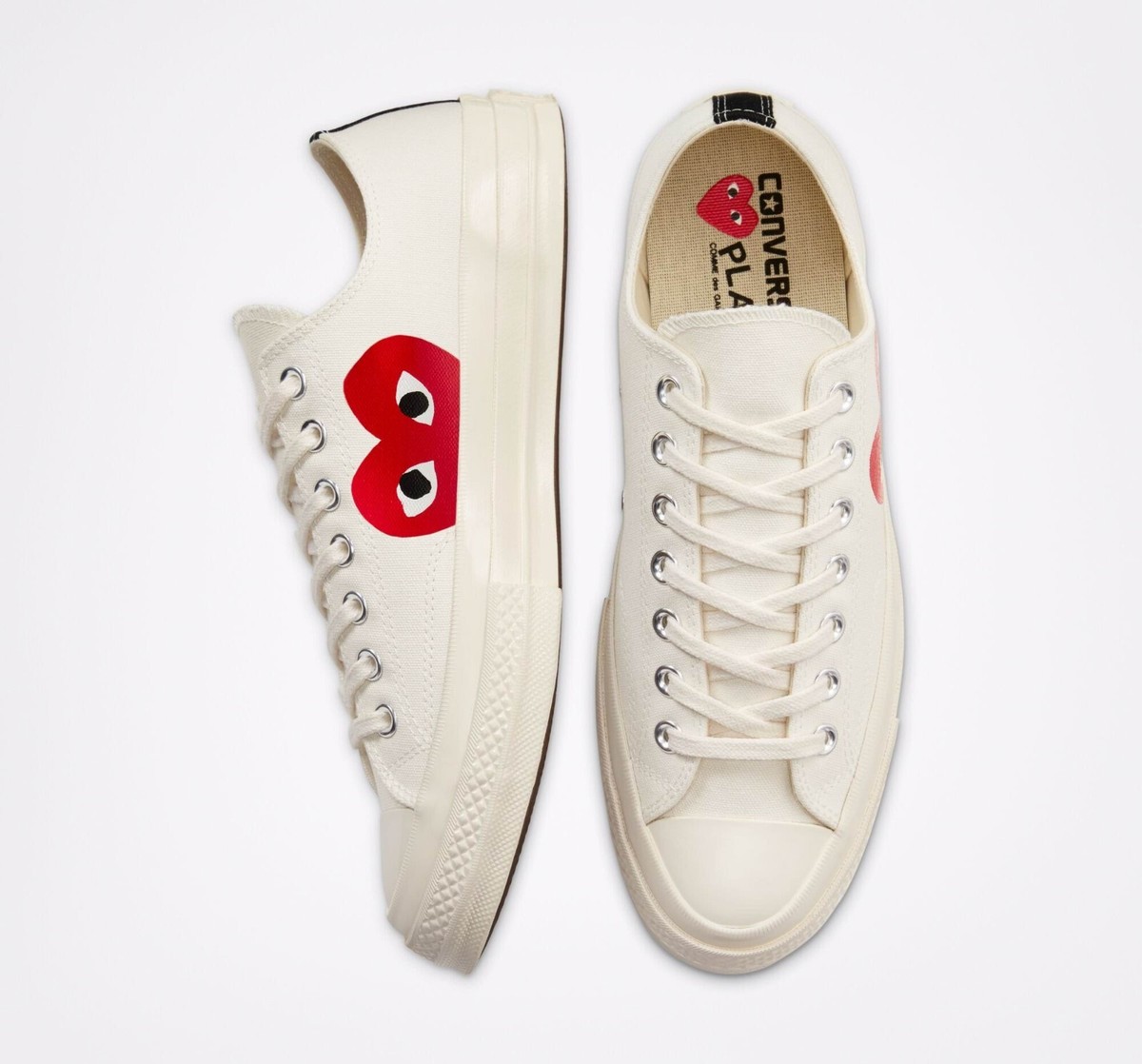Converse‎ Play Comme Des Garcons Low Shoes Men\'s 8 Women\'s 10 Chuck 70 150207C Comme Des Garçons Play X Chuck 70 Low  main image 2