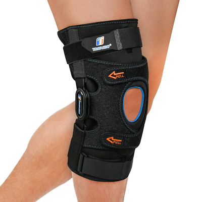Adjustable Plus Size Knee Brace with Hinges for Pain Relief & Support