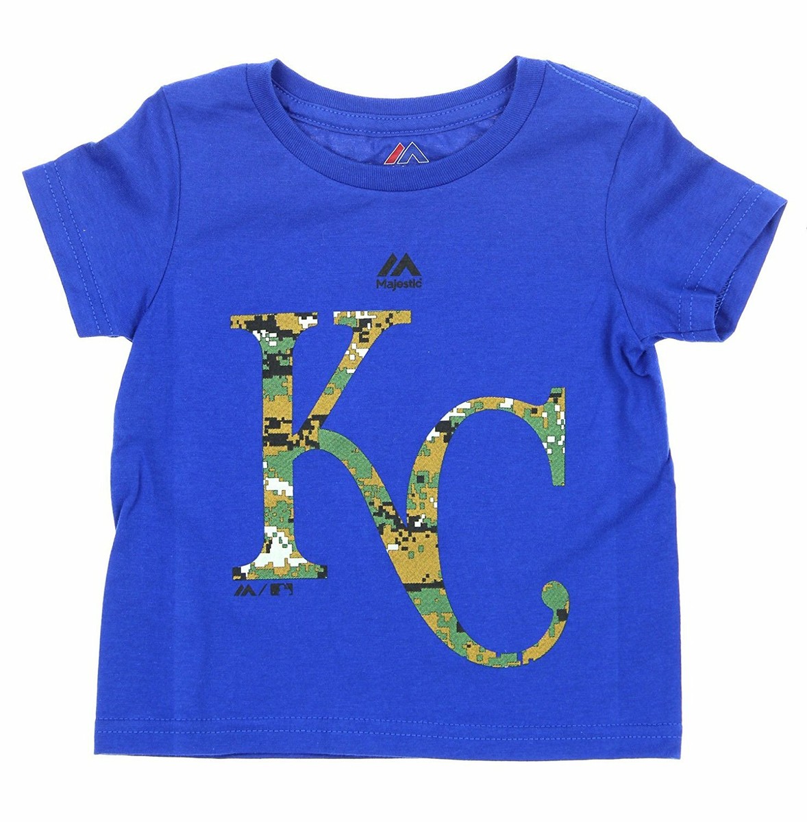 Majestic MLB Toddlers Kansas City Royals USMC Woodland Camo Logo T