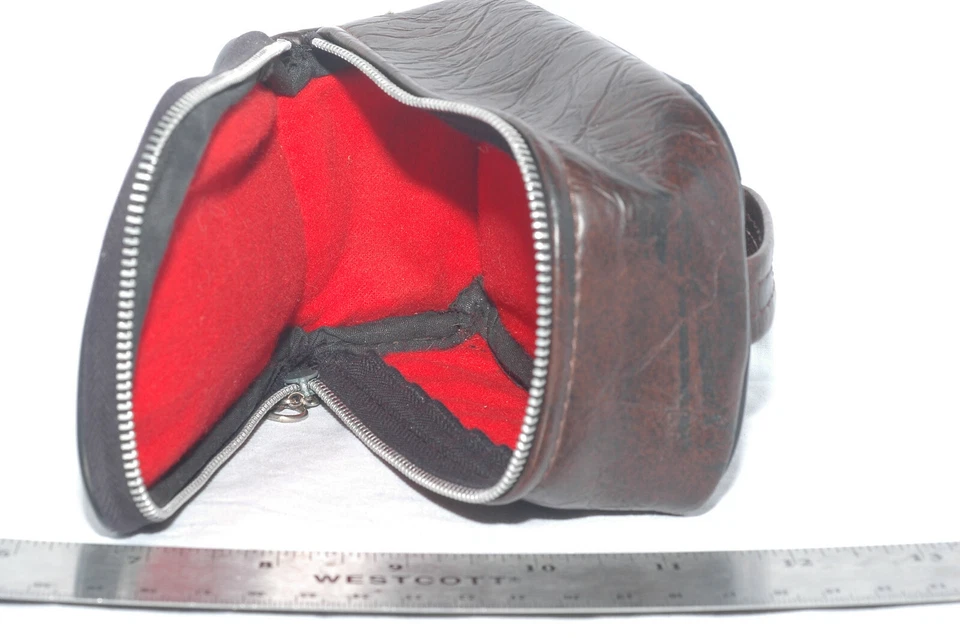 Vintage vinyl small camera case with belt loop 5 x 3 x 2-12 inches internal size - Image 4 of 4