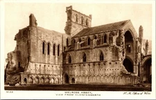 Melrose Abbey View from Cloistergarth England Postcard