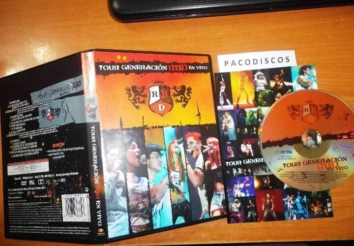 REBELDE Tour generacion RBD en vivo DVD 17 TEMAS DIRECTO + GALERIA DE FOTOS - Imagen 2 de 2