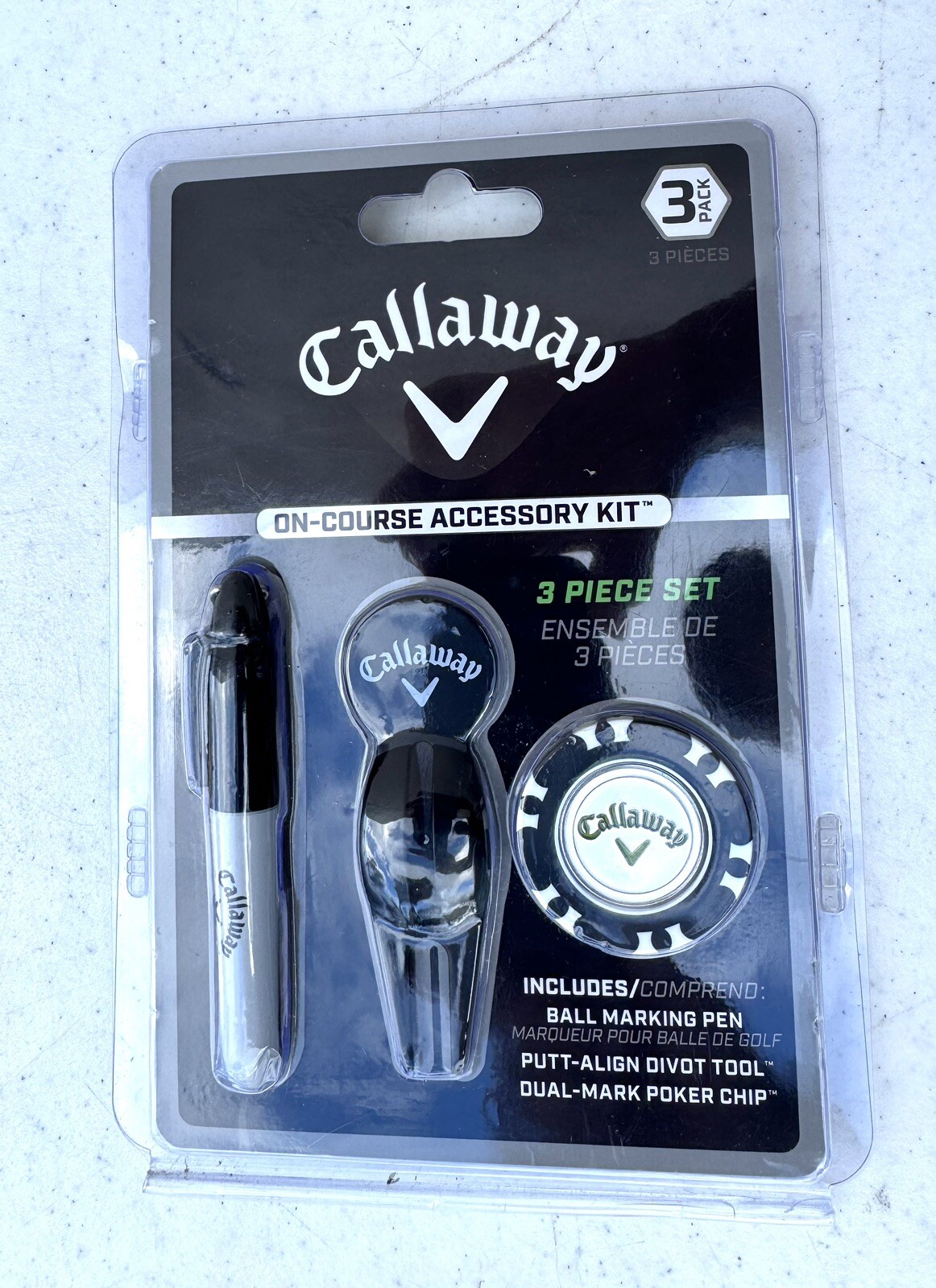 On-course Accessory Starter Kit 3 Piece Set New Sealed