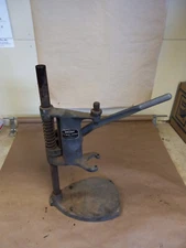 Vintage Black & Decker 1/4" Drill Stand  Type 3 Grey Blue Drill Press 20” Tall