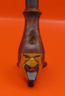 Vintage Viking Pirate Man Head Genuine Wood Carved Figural Smoking Tobacco Pipe — photo 4