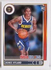 Bones Hyland 2021-22 Panini NBA Hoops RC Rookie Card #224 Denver Nuggets