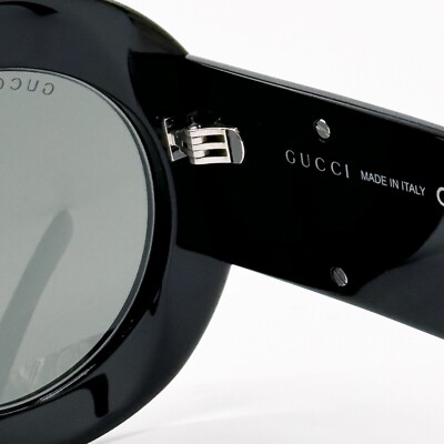 NEW GG1647S 007 GUCCI BLACK ROUND WOMEN OVERSIZED SUNGLASSES  display picture 1