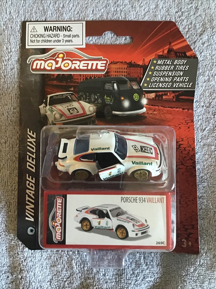 Majorette Vintage Deluxe PORSCHE 934 VAILLANT #9 1/64 Scale