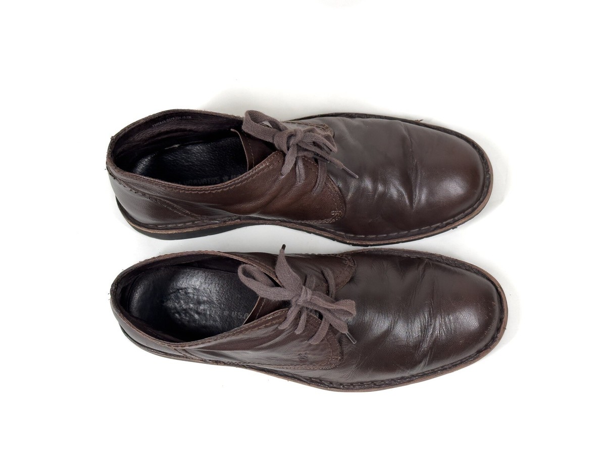 John Varvatos Chukka Boots Mens 9 Brown Hipster Leather Lace Up F505K4B Q68B Amazon.com | JOHN VARVATOS Men main image 2
