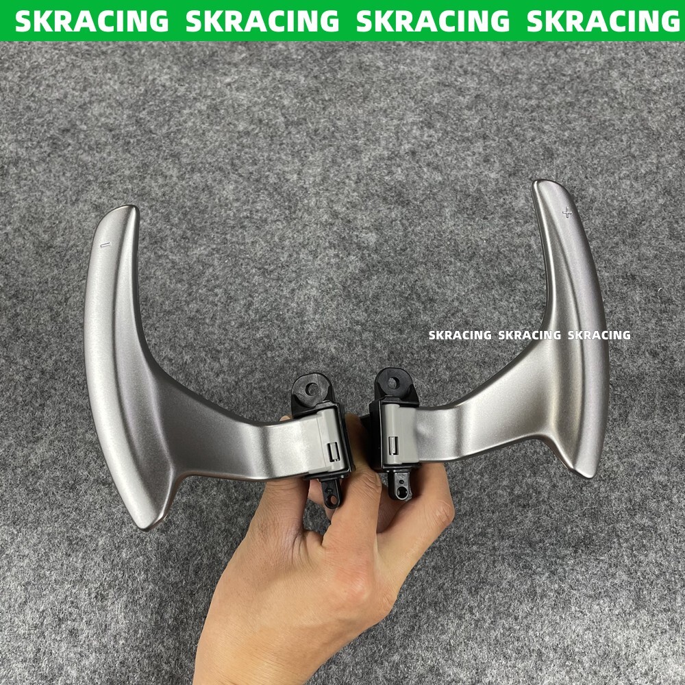 For Infiniti Q50 2014-2017 Matte Silver Steering Wheel Shift Paddle Shifter