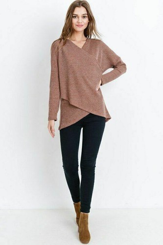 Surplice Front Sweater | eBay