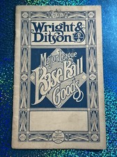 1916 Wright & Ditson Major League Baseball Goods Vintage Brochure - Babe Ruth VG