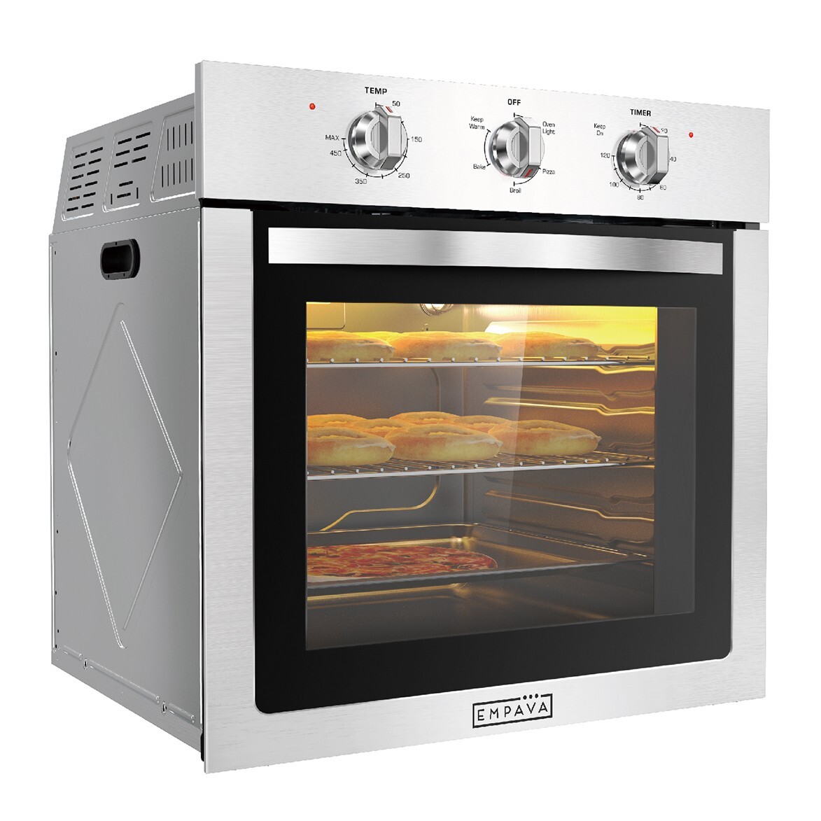 Empava 24" Electric Built in Single Wall Oven 24 inch Electric 24WOE40L