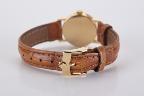 Rolex Cellini 6110 White Dial 18k Solid Yellow Gold 26mm Ladies Watch Full Set - Picture 9 of 12