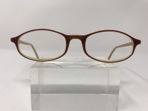 Cynthia Rowley Eyeglasses Cr20 Choc 48-19 Brown Yellow Italy G506 - 第 1/12 張圖片