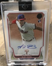 2021 Topps Bowman Transcendent Alec Bohm Through the Years 2014 RC Auto 1/1