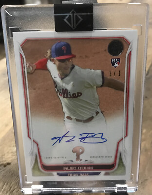 2021 Topps Bowman Transcendent Alec Bohm Through the Years 2014 RC