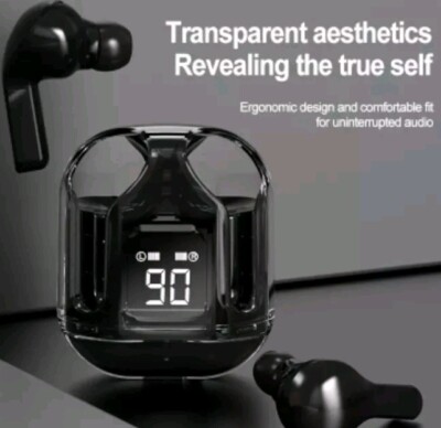 TWS Wireless Earplugs 2024 New Design Transparent Case ,Clear Call Sound Quality
