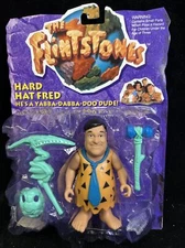 The Flintstones Movie Hard Hat Fred Mattel 1993 New MOC Vintage SEALED