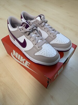 Original Nike Dunk Dunks Low GS White Viotech Platinum Violet 7Y 40 NEU OVP