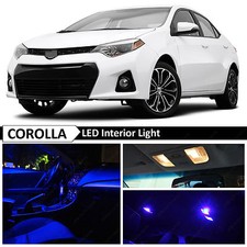 8x Bulbs Blue Full Interior Led Lights Accessories Fits 2000-2016 Toyota Corolla 8x Bulbs Blue Full Interior Led Lights Accessories Fits 2000-2016 Toyota Corolla