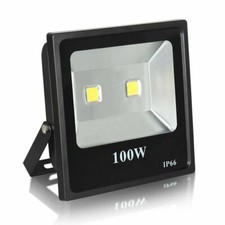 FARO DA Esterno Faretto Proiettore LED SMD 100W Watt SLIM IP66 220V.33400