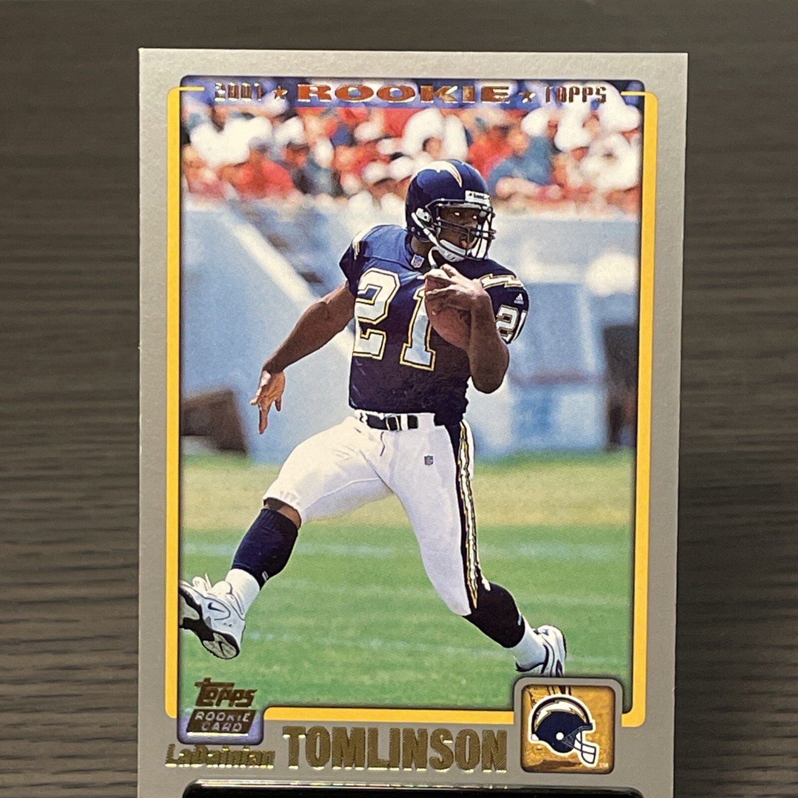 2001 LaDainian Tomlinson Topps Football #350 RC Rookie Card San Diego Chargers