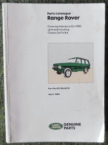 Range Rover Parts Catalogue Online – MDNT