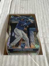 Lizandro Rodriguez 2023 Bowman Chrome 1st Gold Shimmer #BCP-47 #34/50 NrMt