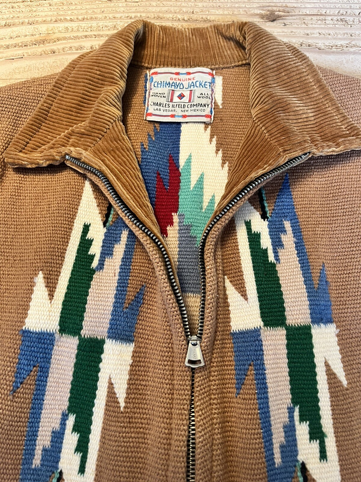 1930's Vintage Chimayo Shorty Cropped Wool Jacket Coa… Gem