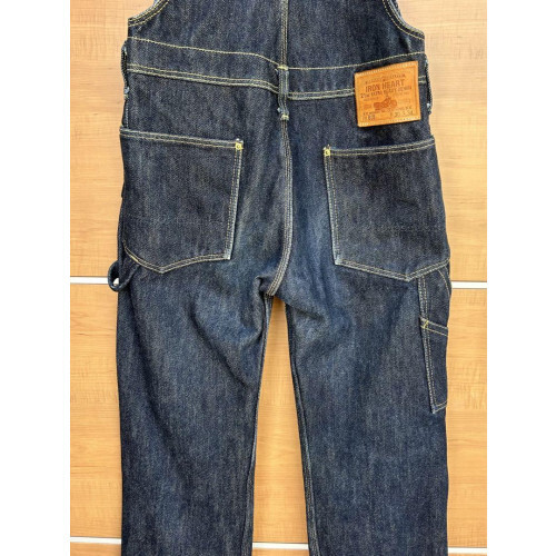 IRON HEART 805 21oz Selvedge Double Knee Overalls W30 EXC IRON HEART 805 21oz Selvedge Double Knee Overalls W30 EXC