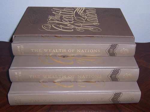Folio Society THE WEALTH OF NATIONS by Adam Smith in 3 vols