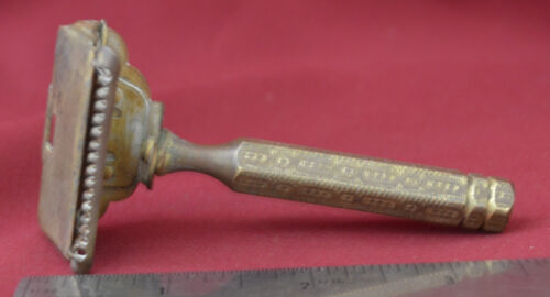Vintage Ever Ready Brass Razor - Picture 2 of 2