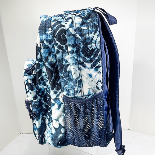 Jansport Backpack for Shibori indigo blue student school 17" tall 13" long - Picture 2 of 6