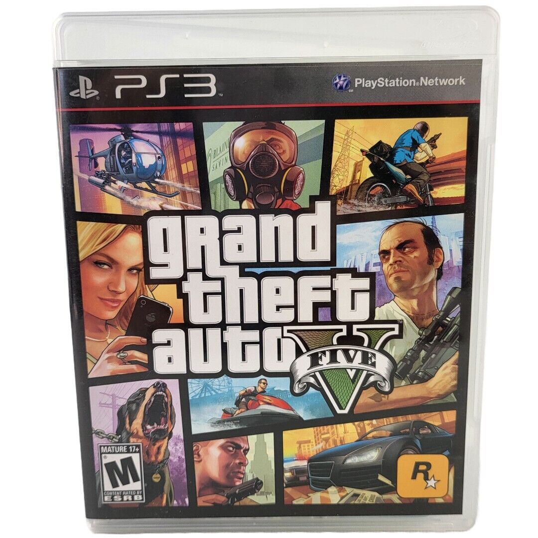 Grand Theft Auto V 5 CIB Complete with Map and Manual PS3 PlayStation 3 GTA  in 2023