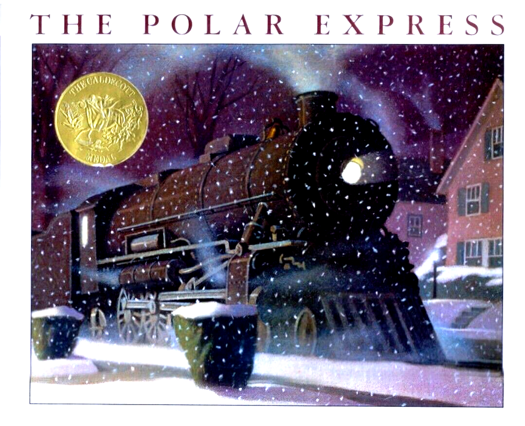The POLAR EXPRESS Hardcover Childrens Book by Chris Van Allsburg 1985 Edition