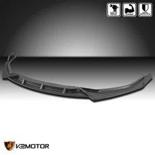 Fits 2016-2018 Honda Civic 4Dr Sedan Black Front Bumper Lip Spoiler Splitter 3PC