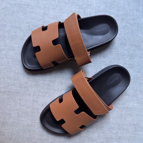 NEW Hermes Chypre Sandal  Brown 43EU 9US