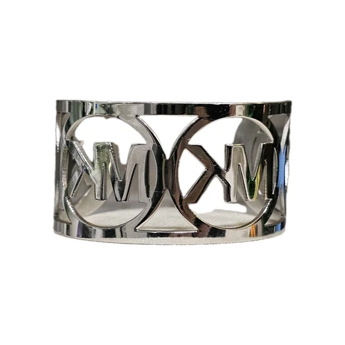 Bracciale Michael Kors vintage firmato logo argento bracciale largo * unico proprietario *