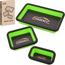 3 Sizes Collapsible Magnetic Parts Tray Set G...